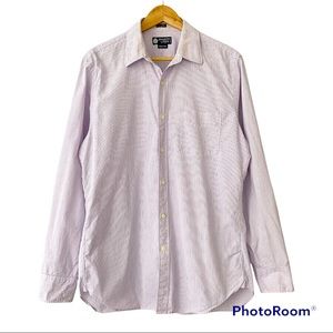 J. Crew Men's Haberdashery Micro Plaid Dress Shirt 15-15.5 Medium Long Sleeve